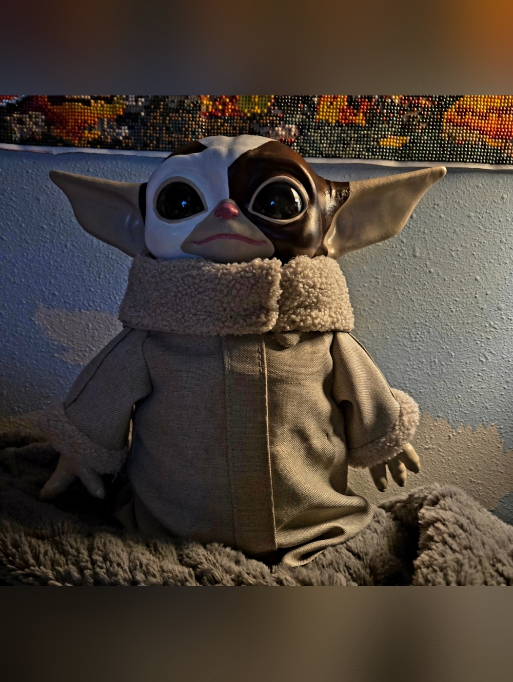 Hand Painted Gizmo Styled Doll